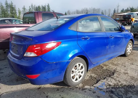2014 Hyundai Accent Gls из США, поврежденный, VIN KMHCT4AE4EU623591